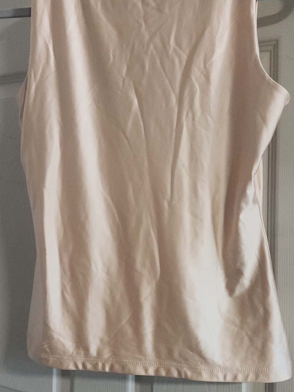 Sleeveless Women's Tank Top in Light Peach